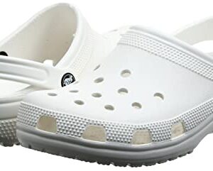 Crocs Unisex-Adult Classic Clogs (Best Sellers), White, 11 Men/13 Women