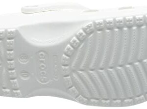 Crocs Unisex-Adult Classic Clogs (Best Sellers), White, 11 Men/13 Women