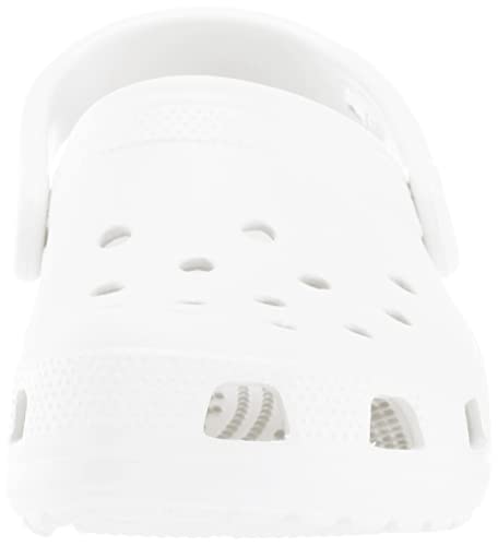 Crocs Unisex-Adult Classic Clogs (Best Sellers), White, 11 Men/13 Women