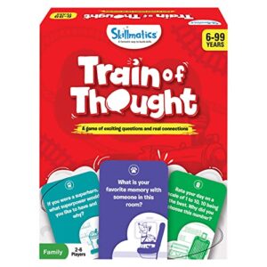 skillmatics card game – train of thought, family connection & conversation starters, gifts for ages 6 and up