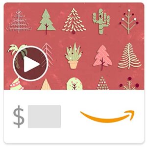 amazon egift card – festive trees (animated)
