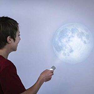 4M KidzLabs Moon Torch Projector Astronomy Science STEM Toys Educational Gift for Kids & Teens, Girls & Boys