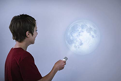 4M KidzLabs Moon Torch Projector Astronomy Science STEM Toys Educational Gift for Kids & Teens, Girls & Boys