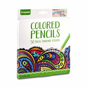 Crayola Colored Pencils For Adults (50 Count), Deluxe Art Pencil Set, Easter Gifts [Amazon Exclusive]