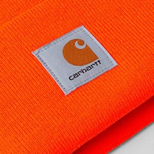 Carhartt Men's Knit Cuffed Beanie, Bright Orange, One Size