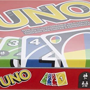 UNO Card Game, Gift for Kids and Adults, Family Game for Camping and Travel in Storage Tin Box [Amazon Exclusive]