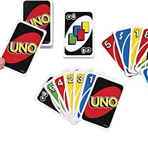 UNO Card Game, Gift for Kids and Adults, Family Game for Camping and Travel in Storage Tin Box [Amazon Exclusive]