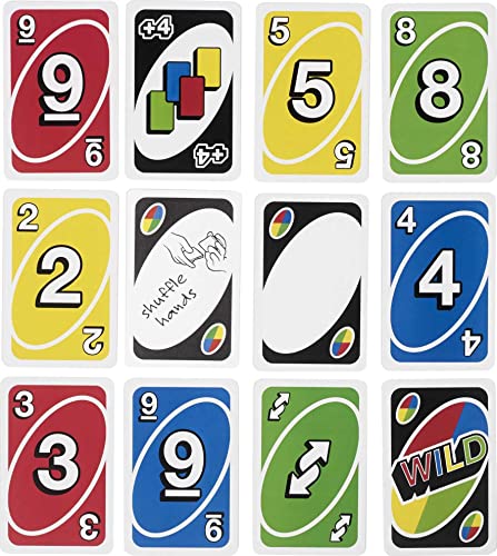 UNO Card Game, Gift for Kids and Adults, Family Game for Camping and Travel in Storage Tin Box [Amazon Exclusive]