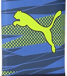 PUMA Kids' Little Rise Trifold Wallet, Navy/Green, One Size