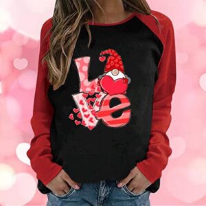 Women Valentines Day Shirt Happy New Year Decorations 2023 Stocking Stuffers for Teens Cats Gifts for Cat Lovers Red