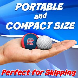 Activ Life Skip Ball, 2 Pack (Red, Blue), Water Skipping Ball, Skip Balls for Swimming Pools, Pool Ball and Pool Toy for Kids, Easter Basket Stuffer Gift for Kids