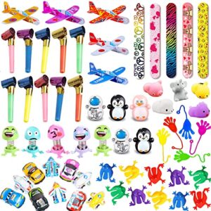 60pcs party favors toy for kids, bulk toys for classroom rewards, carnival prizes, birthday party toys, pinata stuffers, goodie bag filler, treasure box, christmas gifts for boys and girls