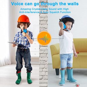 Walkie Talkies for Kids 3 Pack 3 Miles, 2 Way Radio Toys for Kids with Backlit LCD Flashlight, Christmas or Birthday Gifts for Girls and Boys Age 3-12 (Blue Pink Green)