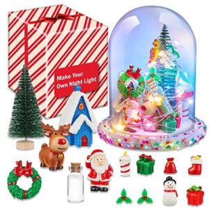 christmas gifts, make your own night light diy arts and crafts for kids 4 5 6 7 8 year old girls christmas stocking stuffers, xmas tabletop decoration women room decor nightlight toys