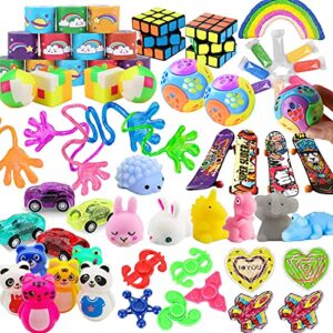 52 pcs party favors for kids 4-8, birthday gift toys, stocking stuffers, treasure box toys, carnival prizes, school classroom rewards, pinata stuffers, goodie bags filler for boys and girls 8-12