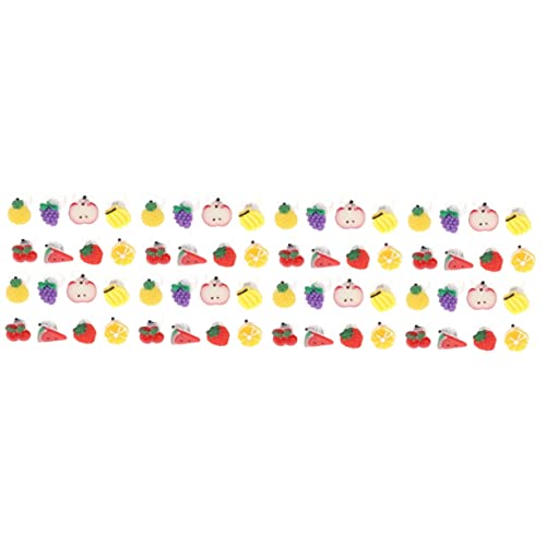 STAHAD 100 Pcs Children's Ring Bulk Toys for Kids Bulk Kids Toys Bulk Stocking Stuffers for Kids Glow in The Dark Party Supplies LED Fruit Jelly Rings Pinata Filler Kids Accessory Pinata