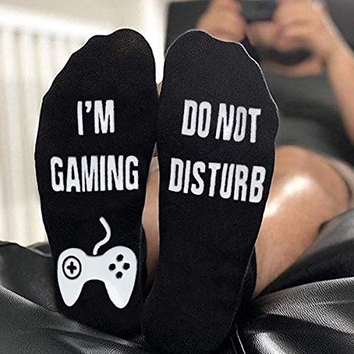 Novelty Funny Xmas Gift Socks Gaming Socks Christmas Stocking Stuffers White Elephant Gifts For Men Kids Gamer