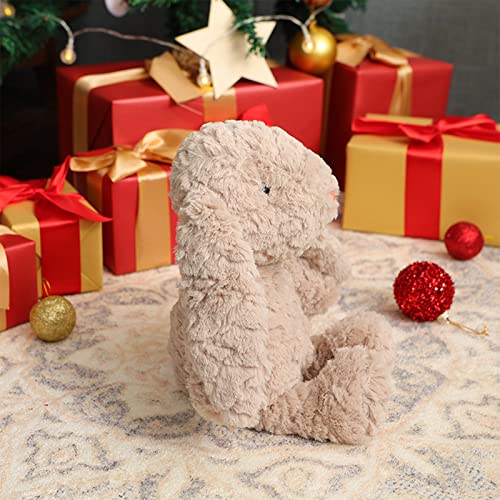 YANQUAN Adorable Bear Stuffed Animal, Cute Long Ear Bunny Plushies, Cartoon Bear/Rabbit Plush Pillow Toy for Fans Gift, Christmas Stocking Stuffers Easter Birthday Gift for Boys Girls