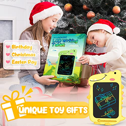 Dinosaur Toys for Kids 3-5 - Christmas Gifts CHEERFUN 10 Inch LCD Writing Tablet for Kids Toddler Toys for 3 4 5 6 7 8 Year Old Boys Girls Birthday Gifts Doodle Board Pad Stocking Stuffers for Kids