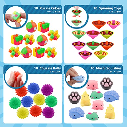 nicknack 120pcs Party Favors for Kids, Pinata Stuffers Toy Assortment for Kids Birthday Treasure Box Toys for Classroom, Stocking Stuffers, Carnival Prizes