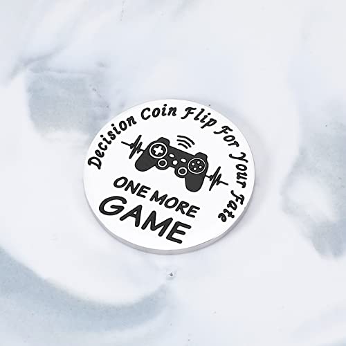 Funny Decision Gifts Stocking Stuffers for Gamers Sons Teens Boys Decision Maker Coin for Game Lover Fan Gaming Christmas Birthday Valentines Day Gift for Women Men Husband Boyfriend Kids Brother