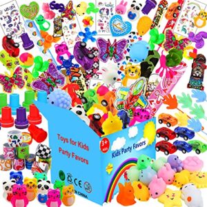 dilycery 120 pcs party favors toy for kids, treasure box toys carnival prizes for classroom school rewards, christmas stocking stuffers, goodie bag stuffers pinata fillers bulk toys for boys girls