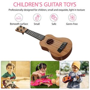 COHEALI Kids Toy Ukulele 4 String Toy Guitar Small Classical Ukulele Gift Musical Instruments for Boys Girls Kids Christmas Stocking Stuffers