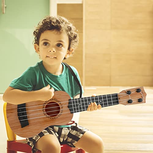 COHEALI Kids Toy Ukulele 4 String Toy Guitar Small Classical Ukulele Gift Musical Instruments for Boys Girls Kids Christmas Stocking Stuffers