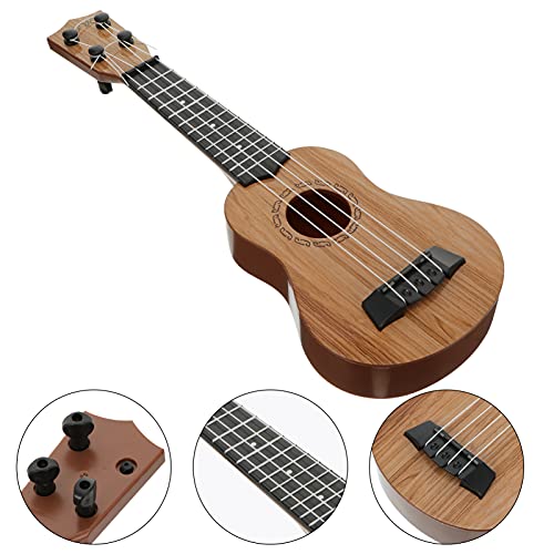 COHEALI Kids Toy Ukulele 4 String Toy Guitar Small Classical Ukulele Gift Musical Instruments for Boys Girls Kids Christmas Stocking Stuffers