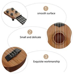 COHEALI Kids Toy Ukulele 4 String Toy Guitar Small Classical Ukulele Gift Musical Instruments for Boys Girls Kids Christmas Stocking Stuffers