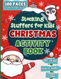 stocking stuffers for kids: christmas activity book