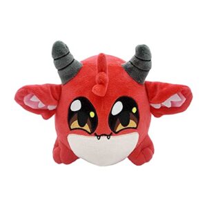 yasswete emotional support demon plush, 6.3″ cut kawaii the click plushies toy for fans gift, cute soft stuffed animal pillow doll (demon)