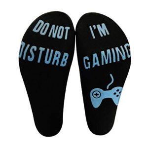 do not disturb gaming socks novelty gamer socks funny stocking stuffers gifts for teen kids boys mens dad gamer lovers