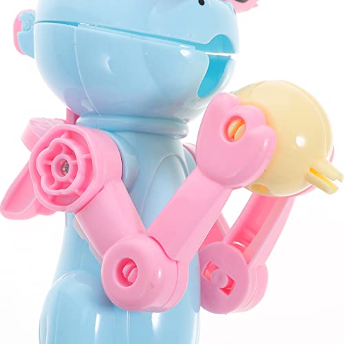 Toddmomy Destress Gifts Wand Toy Personality Robot Lollipop Holder Plastic Lollipop Case Funny Lollipop Robot Holder Creative Lollipop Robot Toys for Kids Children (Blue) Yule Gifts Stocking Stuffers