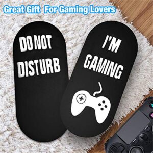 Do Not Disturb I'M Gaming Socks, Men Gifts Ideas Valentines Day Kids Valentine Boy Gamer Sock Gift for Mens Dad Father