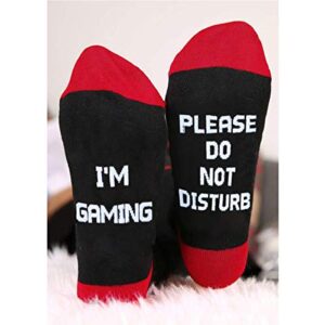 Novelty Funny Xmas Gift Socks Gaming Socks Christmas Stocking Stuffers White Elephant Gifts For Men Kids Gamer