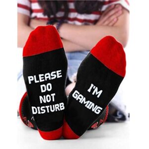 Novelty Funny Xmas Gift Socks Gaming Socks Christmas Stocking Stuffers White Elephant Gifts For Men Kids Gamer