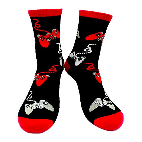 Novelty Funny Xmas Gift Socks Gaming Socks Christmas Stocking Stuffers White Elephant Gifts For Men Kids Gamer