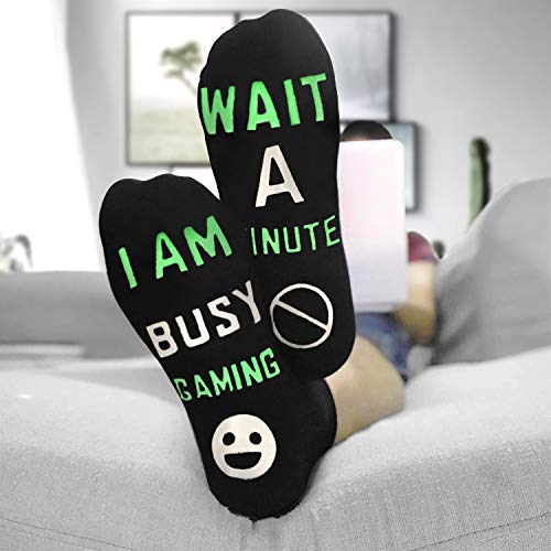 I'm Gaming Socks Novelty Gift Funny Christmas Stocking Stuffers For Game Christmas Gift