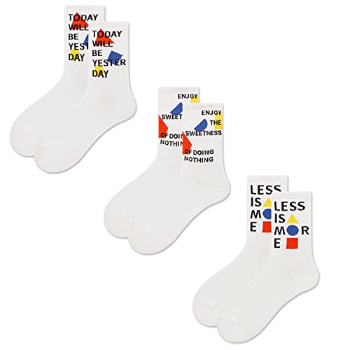 Smiley Funny Socks for Women Men with Sayings Fun Gag Inspirational Gifts Stocking Stuffers Crazy Novelty Socks