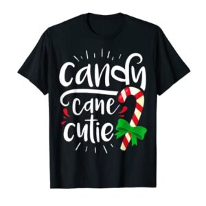 Candy Cane Cutie Christmas Stocking Stuffer Gifts For Girls T-Shirt