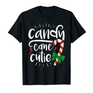 Candy Cane Cutie Christmas Stocking Stuffer Gift For Girls T-Shirt