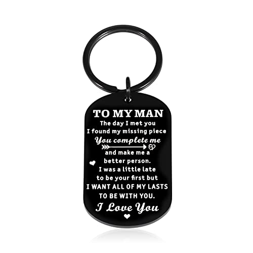 Valentines Day Gifts for Him Birthday Gifts for Boyfriend Husband To My Man Gifts for Men Anniversary Romantic Gifts for Him Groom Fiance Wedding Gifts for Men Husband Stocking Stuffers for Men