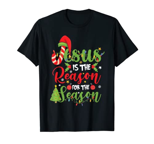 Christian Jesus The Reason Christmas Stocking Stuffer Gifts T-Shirt