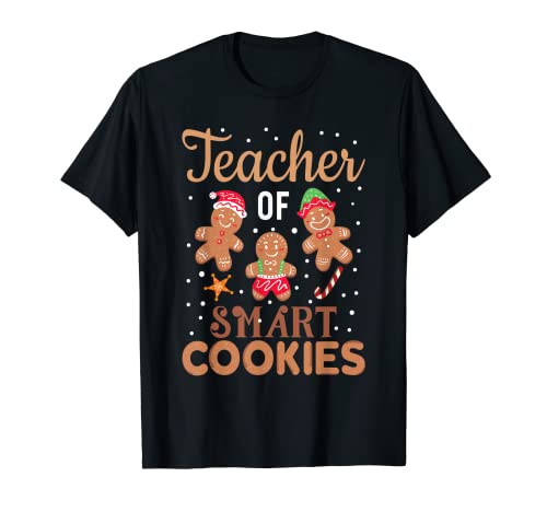 Christmas Teacher Cute Gingerbread Cookies T-Shirt