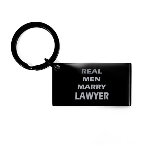 Lawyer Keychain Gifts for Lawyer Real Men Marry Keychain Gifts Stocking Stuffers for Husband Ideas Birthday Funny Keychain,au1452