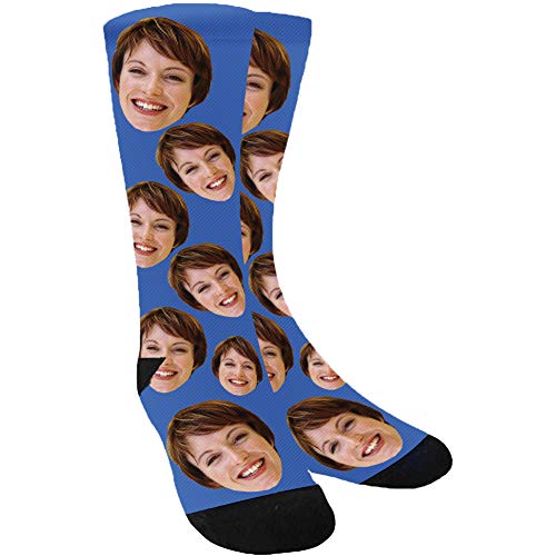 Kervaky Custom Socks with Face Dog Socks, Your Photo on Personalized Socks with Picture for Men Women