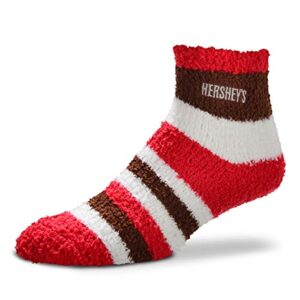 for bare feet unisex candy novelty ankle rainbow sleep soft socks- 1 size fits most-hershey’s