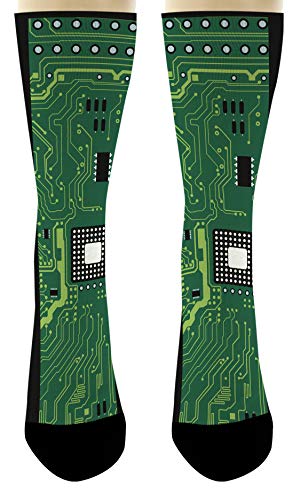 Computer Geek Gifts Computer Socks Computer Christmas Gifts Coding Socks 1-Pair Novelty Crew Socks