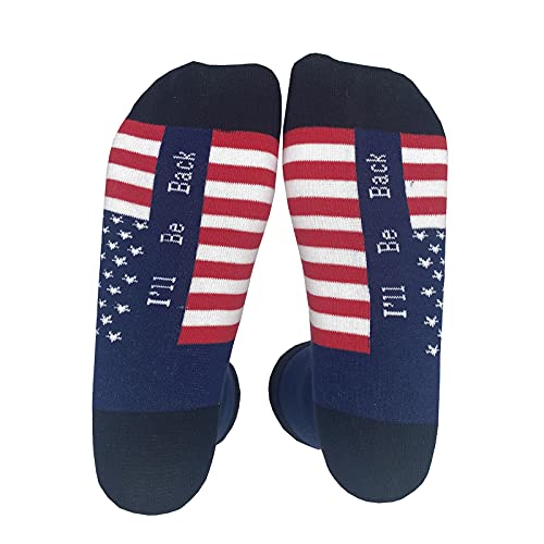 Trump 2024 Socks with Hair - Unisex Funny Gift Socks President 2024 Socks with Comb (06-2024)